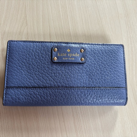 Kate Spade periwinkle, Leather Wallet - Picture 1 of 7
